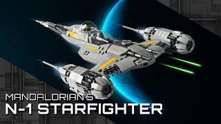 Mandalorians N1 Starfighter  Lego Star Wars MOC [upl. by Herriott]