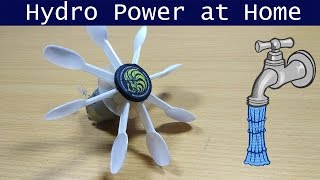 Hydro Power at Home  Hydroelectric Generator DIY [upl. by Eirruc]