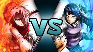 Sakura vs Hinata The Animation HD [upl. by Nylahsoj]