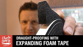 Expanding Foam Tape for Draught Proofing [upl. by Ahsietal]