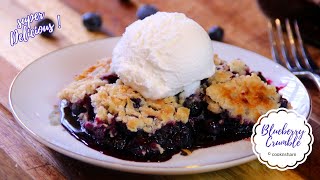 Easy Blueberry Crumble Recipe [upl. by Fleischer]