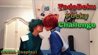 TodoDeku Pocky Challenge BNHA Cosplay [upl. by Ancell]