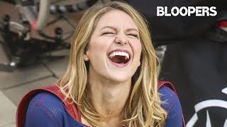 Supergirl bloopers Melissa Benoist All Bloopers [upl. by Beaudoin]