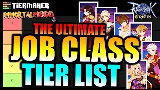 THE ULTIMATE CLASS TIER LIST  RAGNAROK ORIGIN [upl. by Verine63]