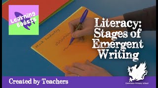 13 Literacy  Stages of Emergent Writing [upl. by Wake]