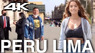 Peru Lima 4K Walk [upl. by Irtimed]