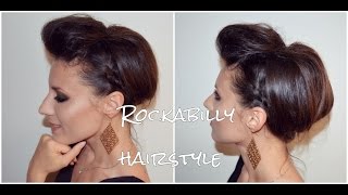 Model per floke te shkurter  Rockabilly Hairstyle [upl. by Notlrac]