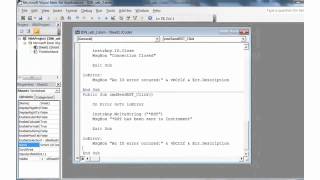 Visual Basic for Excel Simple Example Program to Control Instruments [upl. by Yecrad]