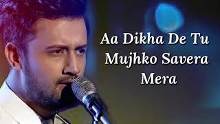 Musafir Lyrics  Atif Aslam Palak Muchhal [upl. by Suqram]