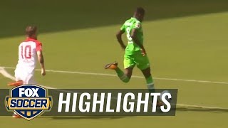 Denis Zakaria goal makes it 11 for Gladbach vs FC Augsburg  201718 Bundesliga Highlights [upl. by Asaph]