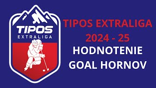 Tipos Extraliga 2024  25  Hodnotenie Goal Hornov [upl. by Norbel]