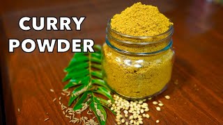 HOW TO MAKE CURRY POWDER AT HOME [upl. by Ayaladnot]