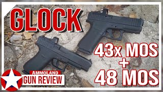 Glock G43x amp G48 MOS  Compact Perfection [upl. by Enneiluj210]