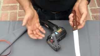 Serrated Knife Sharpening using the Work Sharp Knife Sharpener [upl. by Essy]