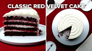 Classic Red Velvet Cake • Tasty Recipes [upl. by Tower700]