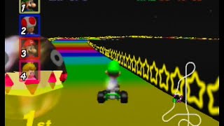 Mario Kart 64  Rainbow Road N64 [upl. by Tressa]