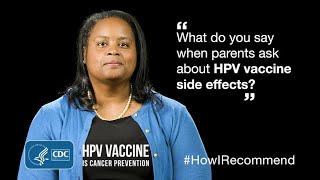 Dr Savoy Explains How She Addresses Side Effects and HPV Vaccine [upl. by Phia]