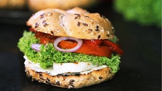 Halloumi Burger Recipe [upl. by Yllus]