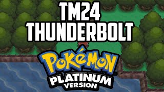 Where to Find TM24 Thunderbolt  Pokémon Platinum [upl. by Janicki659]