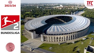 2 Bundesliga Stadiums 202324  TFC Stadiums [upl. by Yrrab]