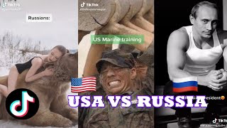 USA VS RUSSIA Tiktok Compilation 2020 [upl. by Odanref]