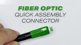 Fiber optic quickassembly connector Ultimode ESC925T [upl. by Anayad]