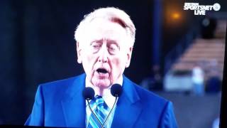 Vin Scullys Appreciation Night Speech [upl. by Aninnaig950]