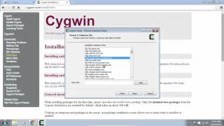 Setup Cygwin For C Programming [upl. by Aivatco]