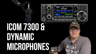 Icom 7300 Dynamic Microphones amp Preamps [upl. by Lorusso]