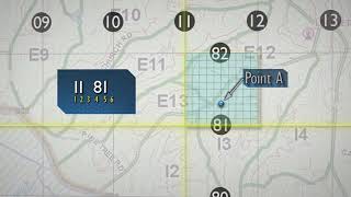 SMCT Determine the Grid Coordinates of a Point on a Military Map [upl. by Shirley]