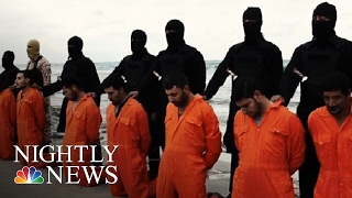 ISIS Beheads 21 Egypt Retaliates  NBC Nightly News [upl. by Samuela49]