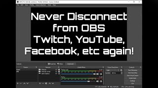 OBS disconnecting reconnecting issue SOLVED in Less than 2 minutes [upl. by Conte]