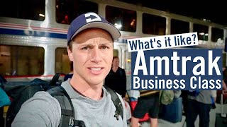 24 hrs in Amtrak BUSINESS CLASS  San Francisco to Seattle Coast Starlight [upl. by My604]