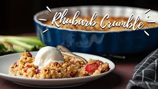 The easiest rhubarb crumble [upl. by Eilac]