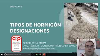 Tipos de hormigón  designaciones  tutorial [upl. by Ginzburg]