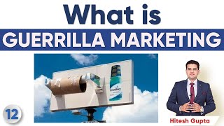 What is Guerrilla Marketing in Hindi  Guerrilla Marketing Ideas  Guerrilla Marketing Hitesh Gupta [upl. by Cassil]