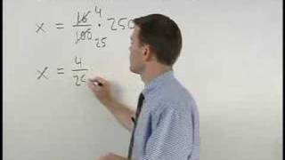 Percent Word Problems  MathHelpcom  Algebra 1 Help [upl. by Zolly]