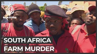 Tensions as suspects in S Africa farm murder case appear in court [upl. by Nemraciram]