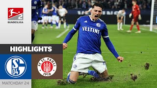 Schalkes Magic  FC Schalke 04  FC St Pauli 31  Highlights  MD 24  Bundesliga 2 202324 [upl. by Nohsad523]