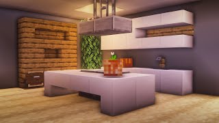 Minecraft How to Build a Modern Working Kitchen [upl. by Ummersen768]