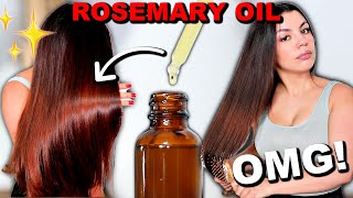 ROSEMARY OIL FOR HAIR GROWTH  How To Use Rosemary Oil For Extreme Hair Growth [upl. by Kassaraba]