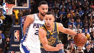 Full Game Recap 76ers vs Warriors  Embiid amp Simmons Shine In Oracle [upl. by Groome]