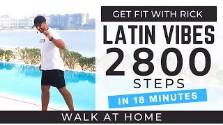 Latin Music Workout  Steps At Home  Get Fit With Rick [upl. by Adnohr]