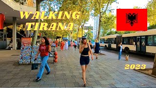 Walking  TIRANA  Albania 2023 Part 2   4K Walking Tour Tirana City  Virtual Walk Tirana [upl. by Zacharia675]