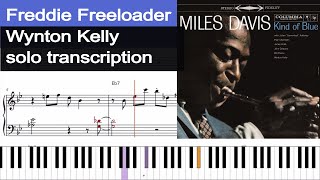 Wynton Kelly Solo  Freddie Freeloader Miles Davis [upl. by Mckinney731]