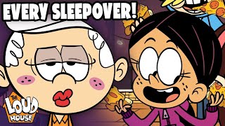 Every LOUD Sleepover Ever 💤   The Loud House [upl. by Soisinoid53]