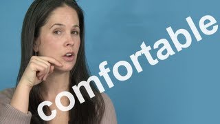 How to Pronounce COMFORTABLE  AMERICAN ENGLISH PRONUNCIATION [upl. by Marmaduke]