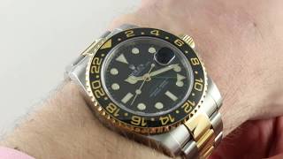 PreOwned Rolex GMT Master II 116713LN Luxury Watch Review [upl. by Norit]