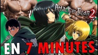 LAttaque des Titans S2 EN 7 MINUTES  RE TAKE [upl. by Enayr55]