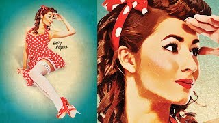 How To Create a Retro PinUp Poster in Photoshop [upl. by Alenson725]